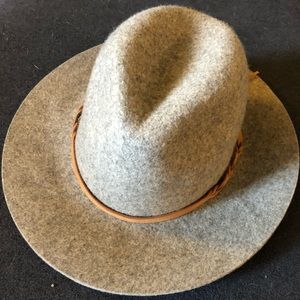 Grey felt hat